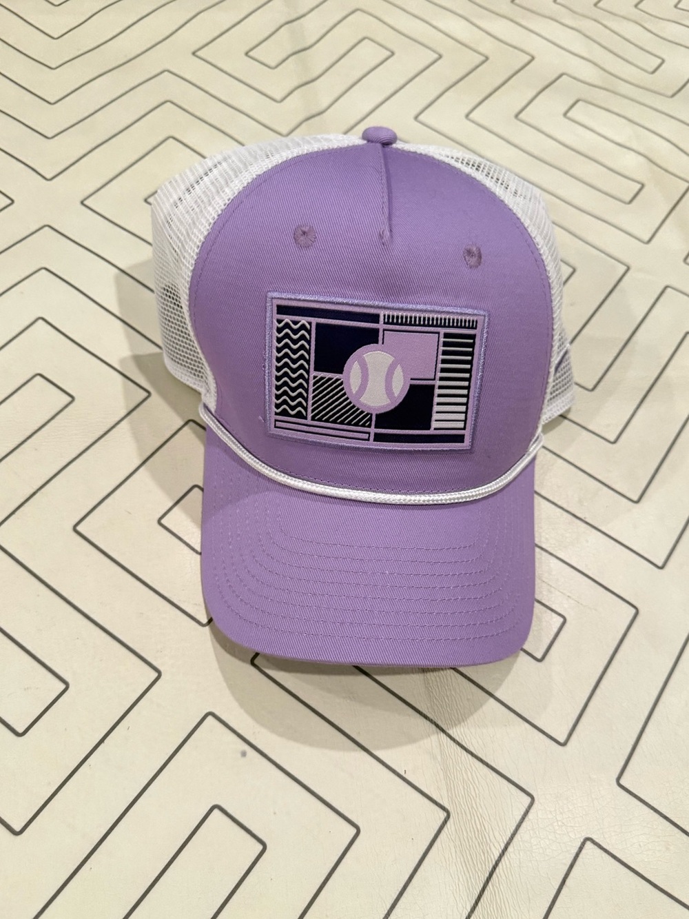 Nike Purple and White Rise Hat